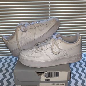 White Air Force 1s,